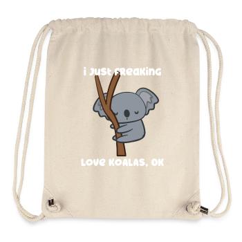 Koala - Koalas - Koala T-Shirt - I love Koalas - Stanley/Stella recycelter Gym Bag - Naturweiß - Vorne