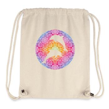 Dolphin Mandala - Stanley/Stella recycelter Gym Bag - Naturweiß - Vorne