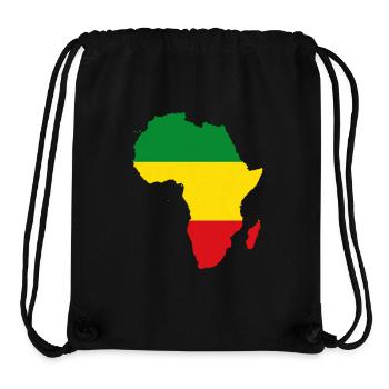 Africa Map Reggae Rasta Rastafari Ragga Regge - Stanley/Stella Recycled Gym Bag - black - Front