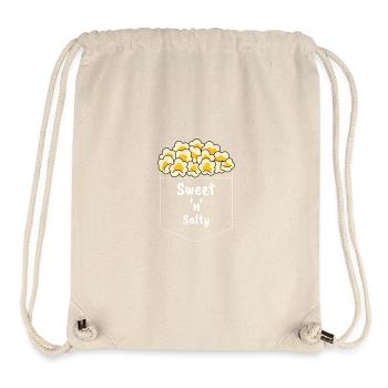 Popcorn sweet salty caramel Cinema bag - Stanley/Stella Recycled Gym Bag - natural - Front