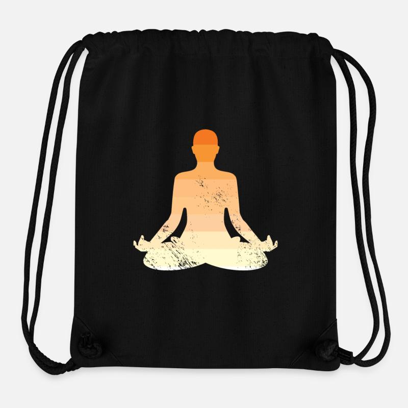 Yoga Meditation Pilates Wellness Geist - Stanley/Stella recycelter Gym Bag - Schwarz