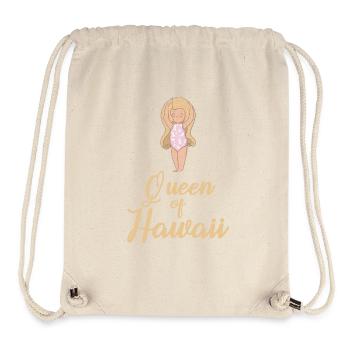 Hawaii Königin - Stanley/Stella recycelter Gym Bag - Naturweiß - Vorne