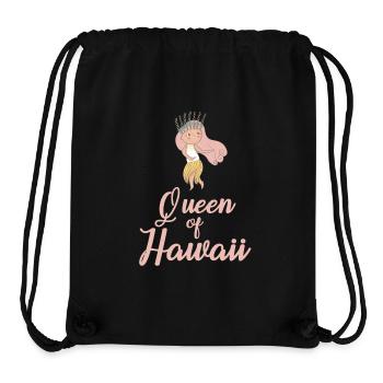 Hawaii Königin - Stanley/Stella recycelter Gym Bag - Schwarz - Vorne
