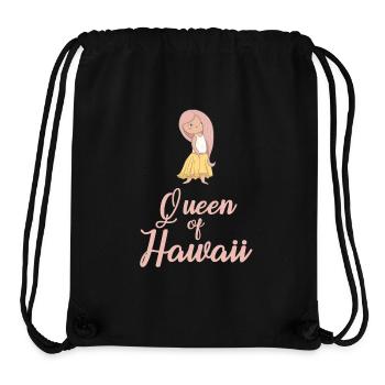 Hawaii Strandurlaub Mädchen - Stanley/Stella recycelter Gym Bag - Schwarz - Vorne
