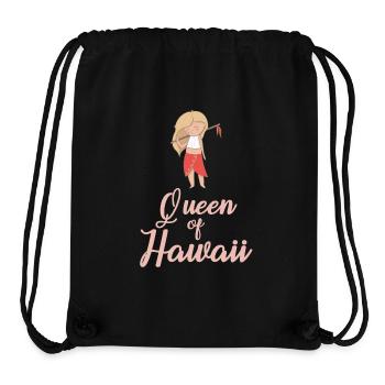 Hawaii Königin - Stanley/Stella recycelter Gym Bag - Schwarz - Vorne