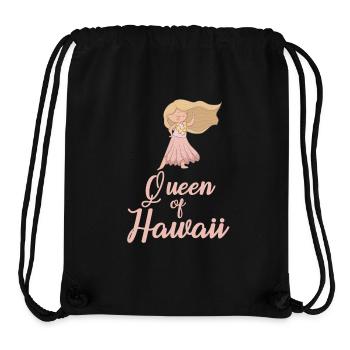 Hawaii Mädchen Urlaub - Stanley/Stella recycelter Gym Bag - Schwarz - Vorne