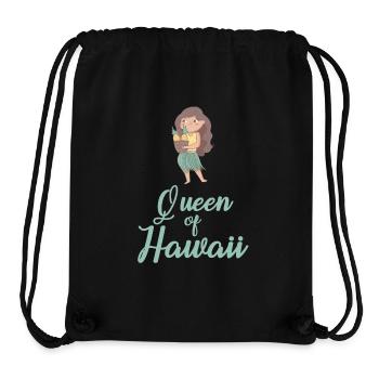 Hawaii Königin Ananas - Stanley/Stella recycelter Gym Bag - Schwarz - Vorne