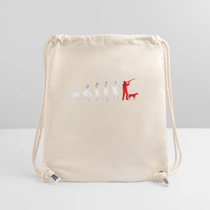 Evolution Hunt Hunter chasse le chien de chasse cadeau Sac à cordon recyclé Stanley/Stella