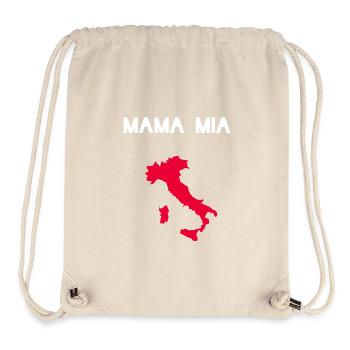 Mamma Mia Mama Mia Italy Shirt - Stanley/Stella Recycled Gym Bag - natural - Front
