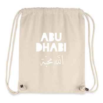 Abu Dhabi vereinigte Arabische Emirate Souvenir  - Stanley/Stella recycelter Gym Bag - Naturweiß - Vorne
