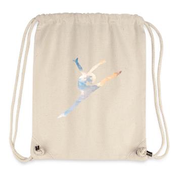 Ballet Jump - Stanley/Stella Recycled Gym Bag - natural - Front