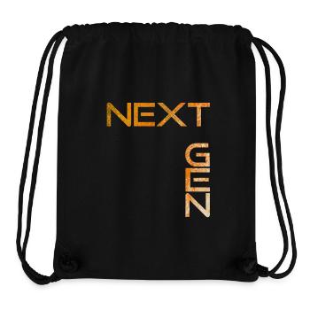 NEXT GEN - Stanley/Stella Recycled Gym Bag - black - Front