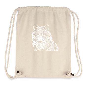 Wolf - Stanley/Stella recycelter Gym Bag - Naturweiß - Vorne