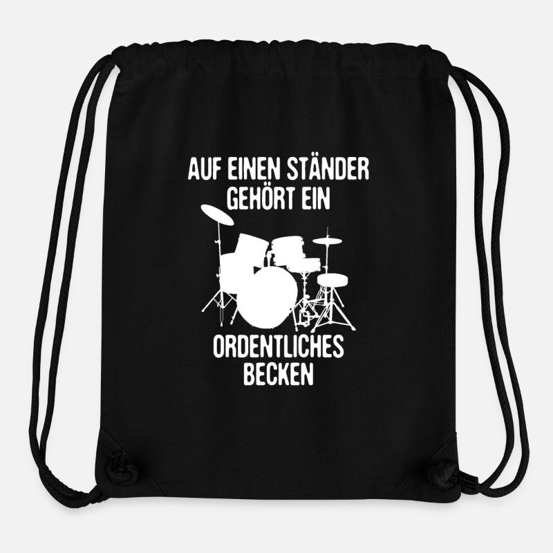 On a regular stand heard a basin - Stanley/Stella Recycled Gym Bag - black