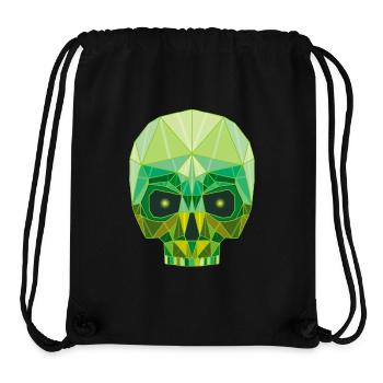 Emerald skull and crosses - Stanley/Stella Recycled Gym Bag - black - Front