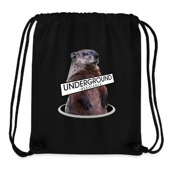 Ground resistance marmot - design - Stanley/Stella Recycled Gym Bag - black - Front