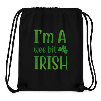 I Am A Wee Bit Irish - Stanley/Stella recycelter Gym Bag - Schwarz - Vorne