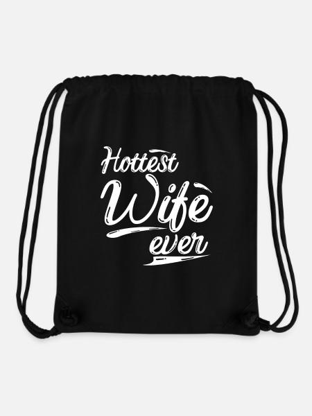 HOTTEST WIFE EVER - HOT WIFE - Stanley/Stella Recycled Gym Bag - black