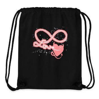Unendlichkeitszeichen forever in Love! - Stanley/Stella recycelter Gym Bag - Schwarz - Vorne
