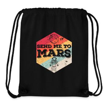 Send Me to Mars - Stanley/Stella Recycled Gym Bag - black - Front