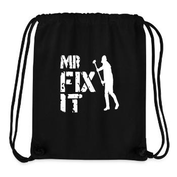 Handwerk Handwerker Schlosser - Stanley/Stella recycelter Gym Bag - Schwarz - Vorne