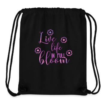Frühling - Stanley/Stella recycelter Gym Bag - Schwarz - Vorne