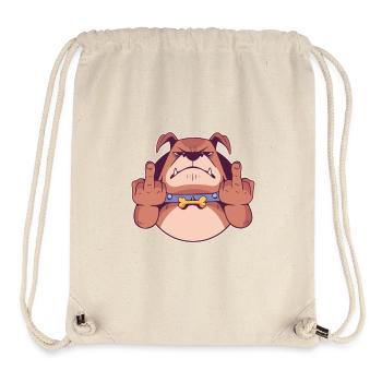 bulldog bulldogs dogge mastiff fighting dog - Stanley/Stella Recycled Gym Bag - natural - Front