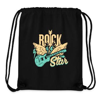 E-Gitarren- - Stanley/Stella recycelter Gym Bag - Schwarz - Vorne