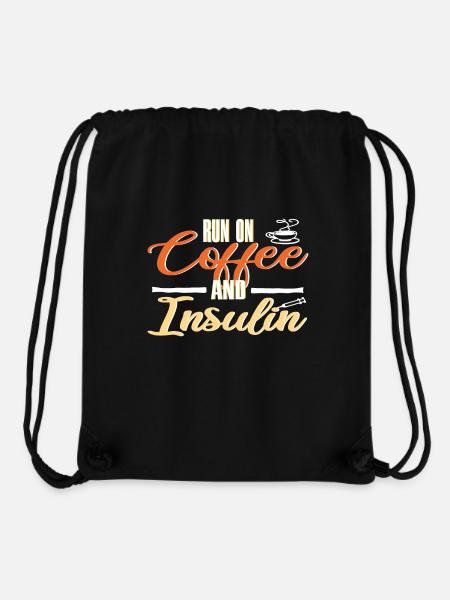 Funny diabetes - Stanley/Stella Recycled Gym Bag - black