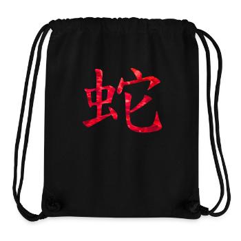 Chinese Snake - Stanley/Stella Recycled Gym Bag - black - Front