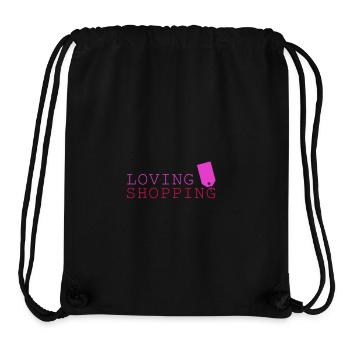Shopping loving - Stanley/Stella Recycled Gym Bag - black - Front
