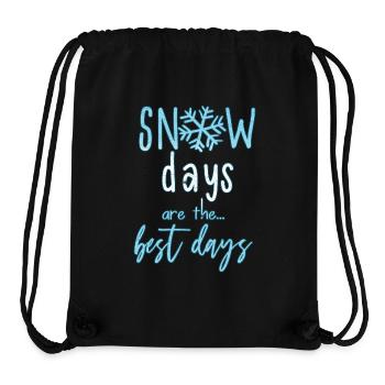 Winter - Stanley/Stella recycelter Gym Bag - Schwarz - Vorne
