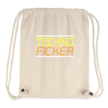 Techno Raver Rave Festival - Stanley/Stella recycelter Gym Bag - Naturweiß - Vorne