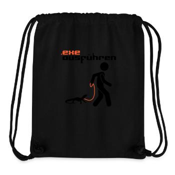 .exe ausführen - Computer Humor - Anwendung Datei - Stanley/Stella recycelter Gym Bag - Schwarz - Vorne
