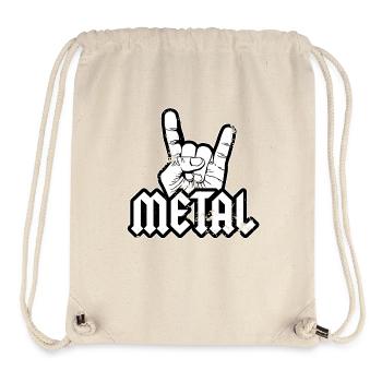 Metal Metalhead French Fork Festival Concert Band - Stanley/Stella Recycled Gym Bag - natural - Front