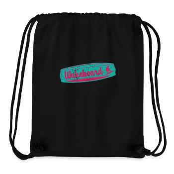 Wakeboard - Stanley/Stella recycelter Gym Bag - Schwarz - Vorne
