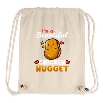 Chicken Nuggets - Stanley/Stella Recycled Gym Bag - natural - Front