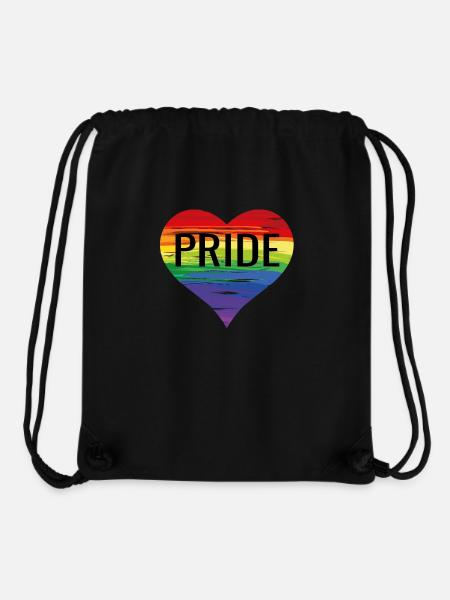 Gay Pride - Stanley/Stella recycelter Gym Bag - Schwarz