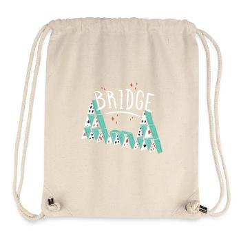 Bridge Kartenspiel - Stanley/Stella recycelter Gym Bag - Naturweiß - Vorne