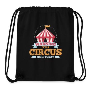 Cirque - Sac à cordon recyclé Stanley/Stella - noir - Devant