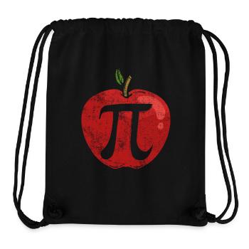 Pi math - Sac à cordon recyclé Stanley/Stella - noir - Devant