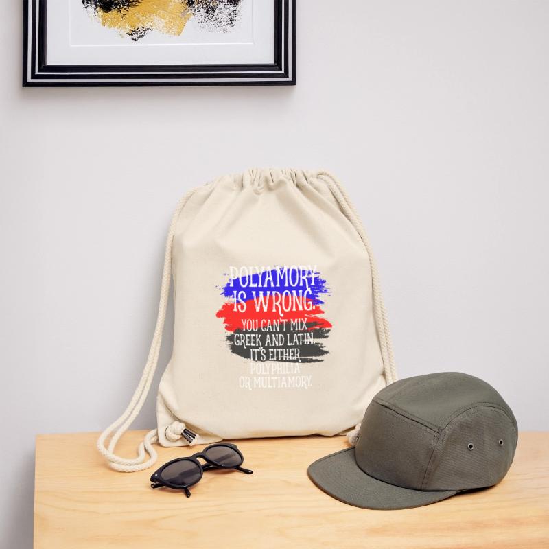 Polyamory Is Wrong Polyamorous saying polyamory Stanley/Stella Recycled Gym Bag