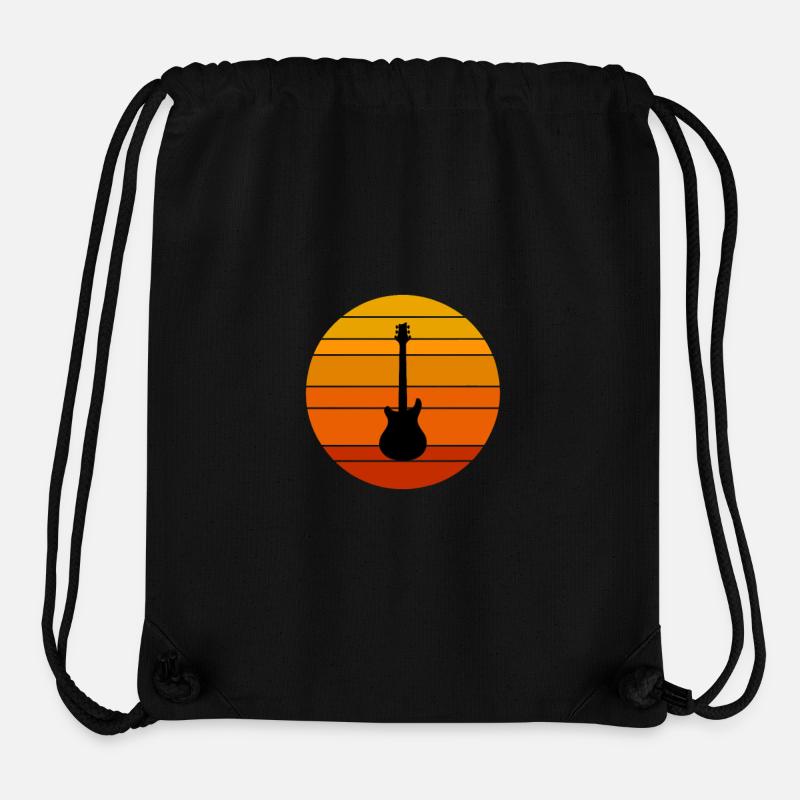 Musikgitarre - Stanley/Stella recycelter Gym Bag - Schwarz