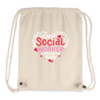 Social worker - Stanley/Stella Recycled Gym Bag - natural - Front