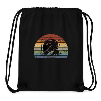 Motorrad Motorradhelm Frauen - Stanley/Stella recycelter Gym Bag - Schwarz - Vorne