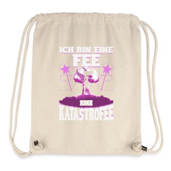 Katastrofee – Chaos mit Feenstaub und Charme - Stanley/Stella recycelter Gym Bag - Naturweiß - Vorne