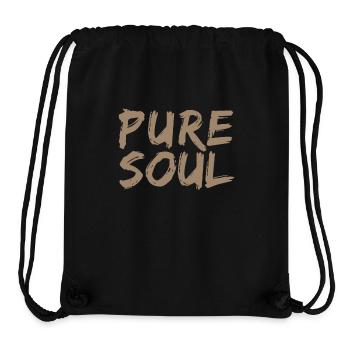 Purity and character pure soul - Stanley/Stella Recycled Gym Bag - black - Front
