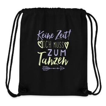 Tanzen Spruch lustig - Stanley/Stella recycelter Gym Bag - Schwarz - Vorne