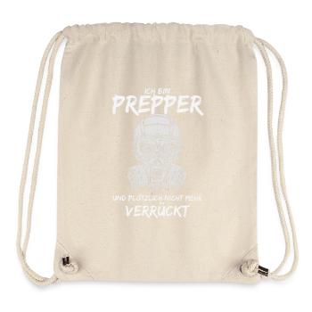 Prepper Humor Bereit Für Alles Und Nicht Verrückt - Stanley/Stella recycelter Gym Bag - Naturweiß - Vorne