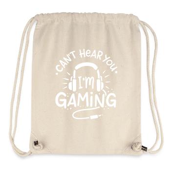 Gaming Headset Gamer - Stanley/Stella recycelter Gym Bag - Naturweiß - Vorne